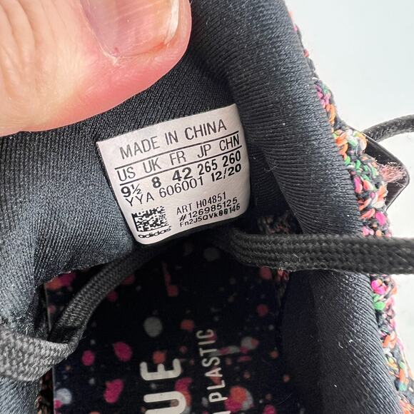 Adidas Ultra Boost 3.0 women's size 9.5 black multi color athletic sneakers - Picture 11 of 11